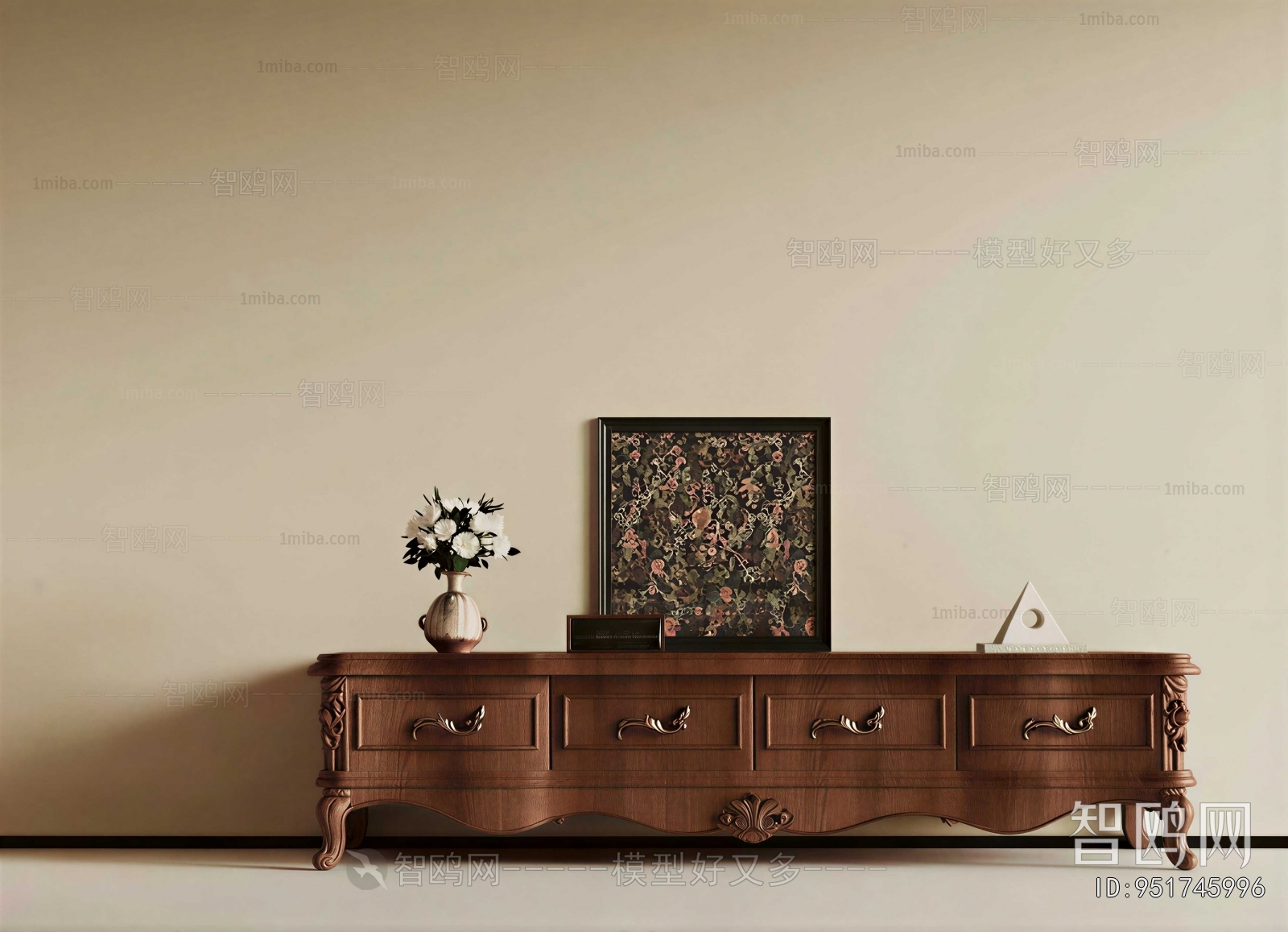 French Style TV Cabinet