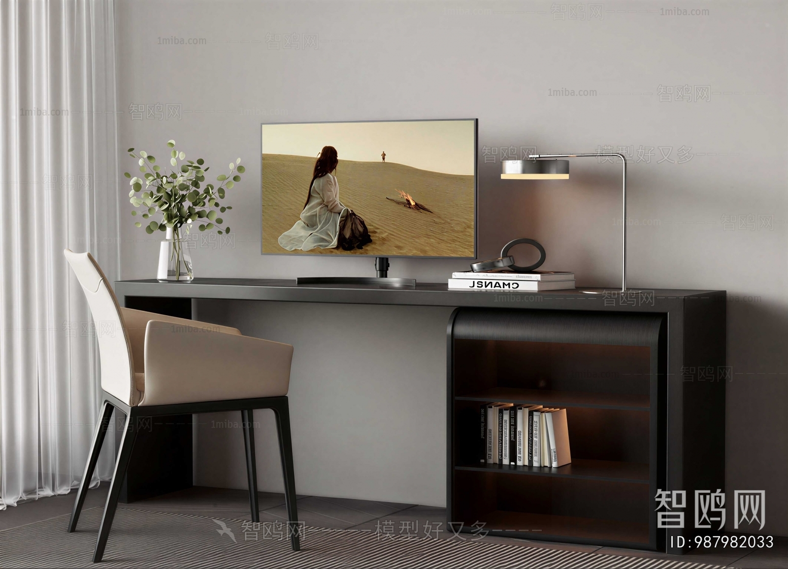 Modern Computer Desk And Chair