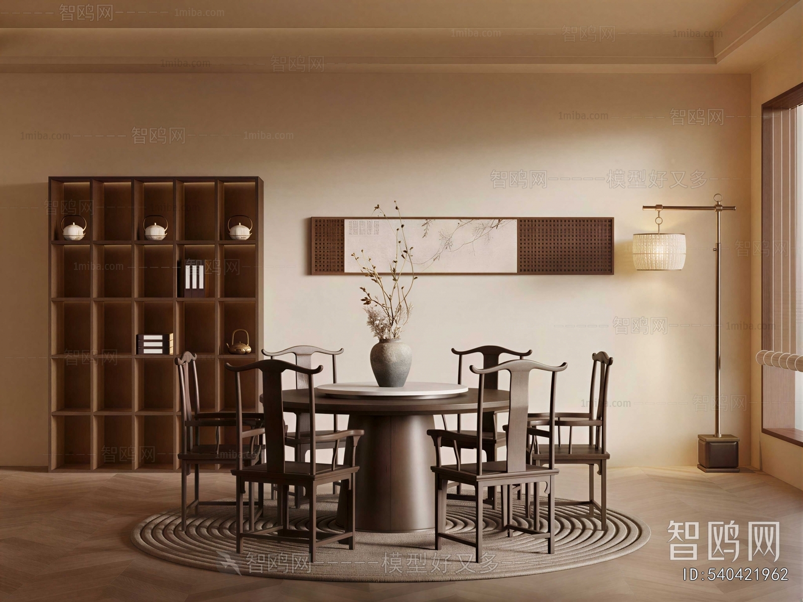 New Chinese Style Dining Room