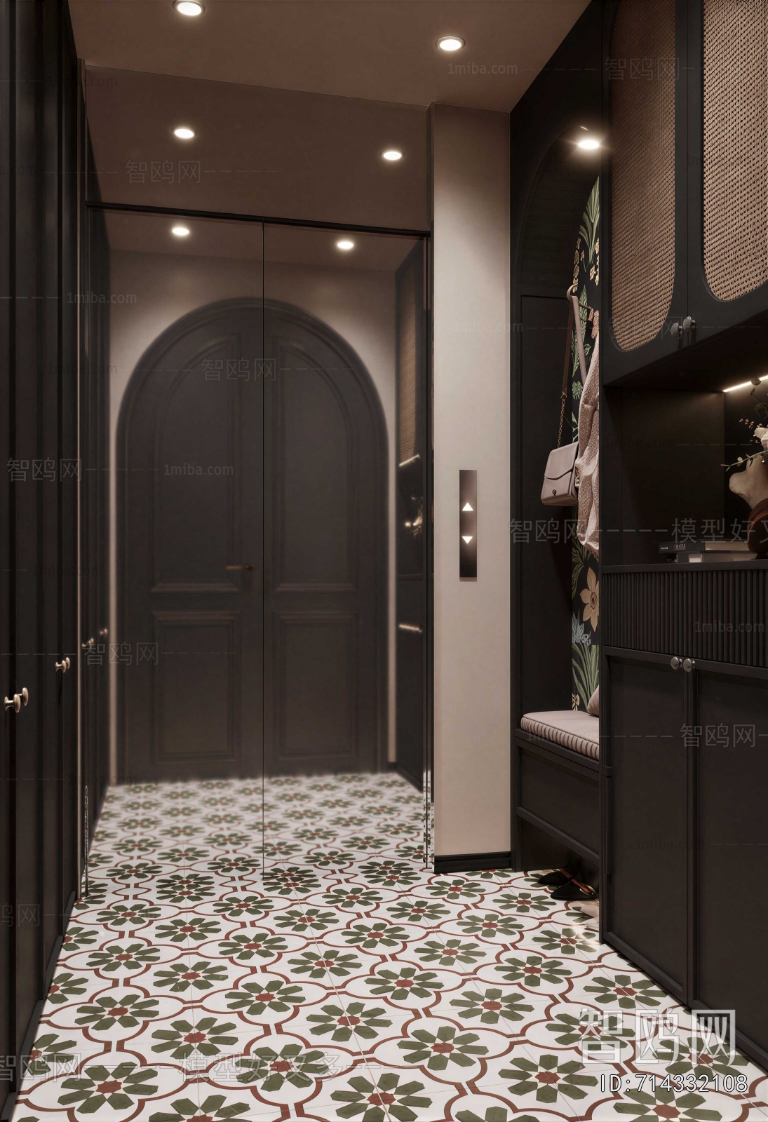 French Style Hallway