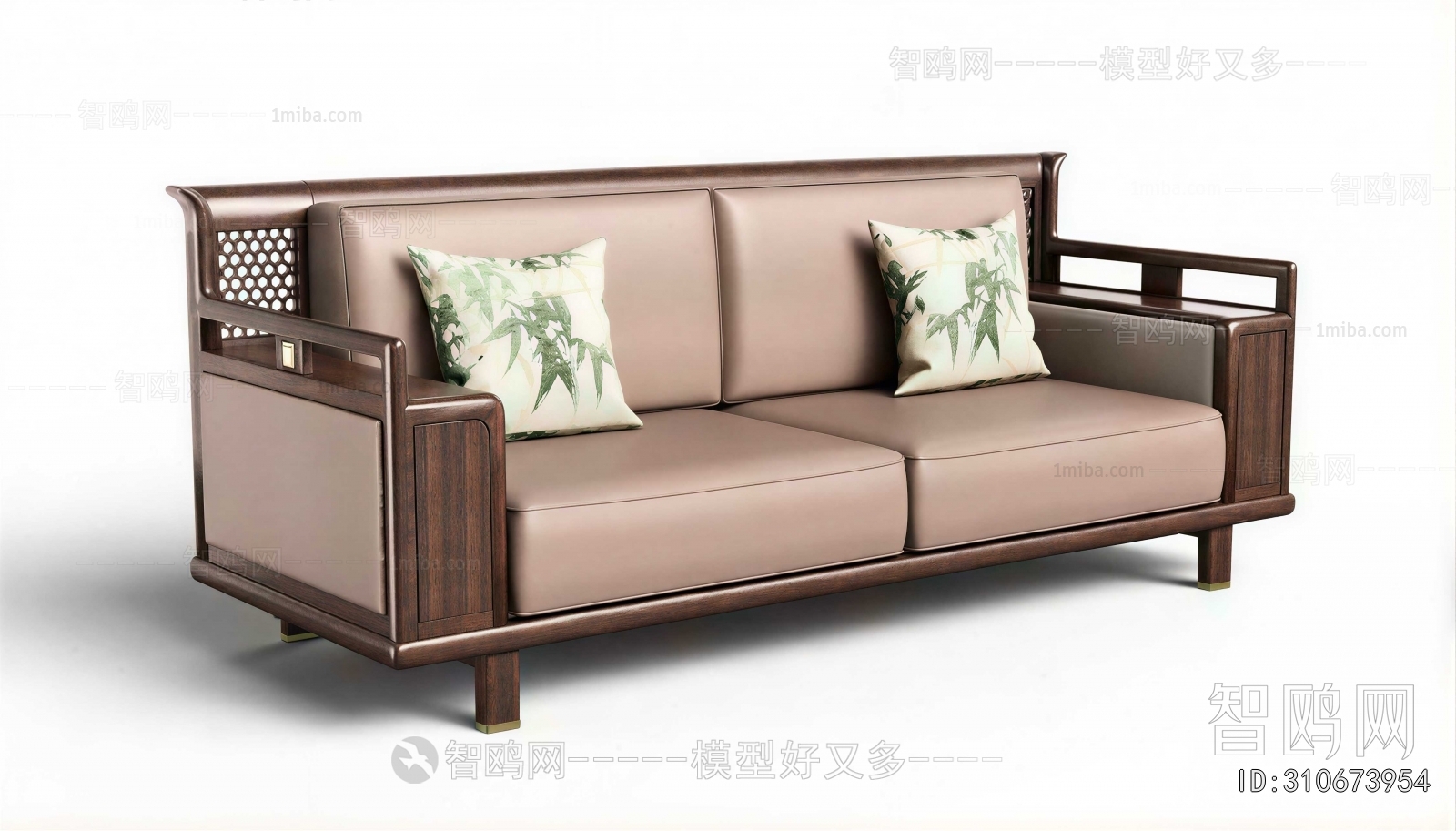 New Chinese Style A Sofa For Two