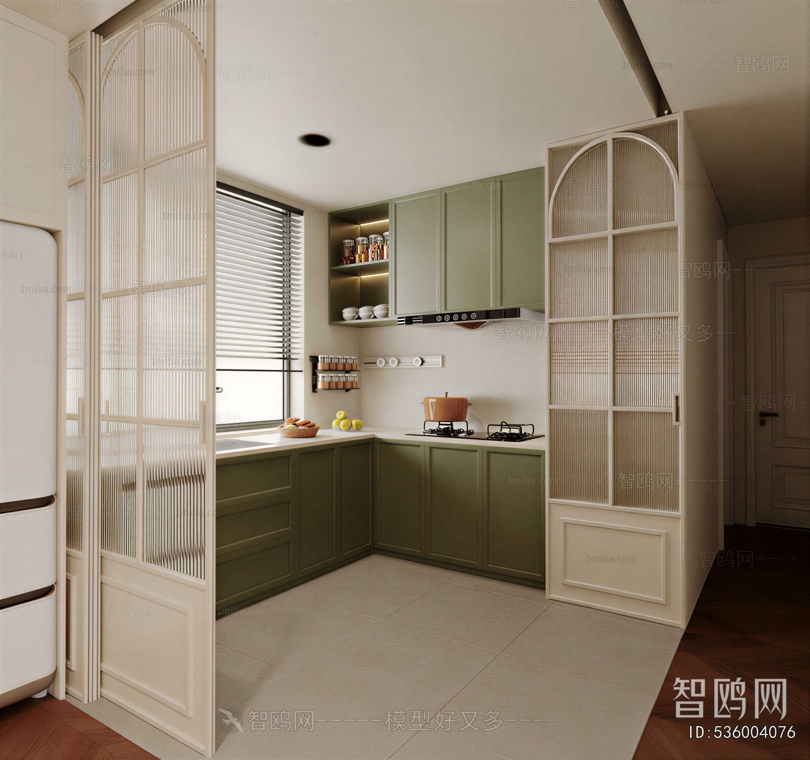 French Style Open Kitchen