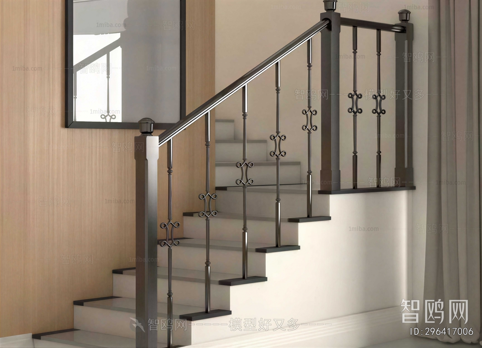 Simple European Style Staircase