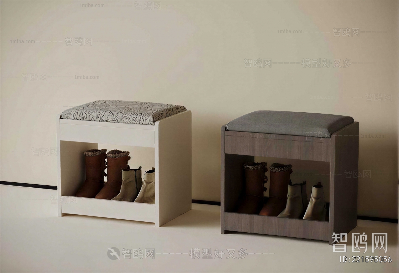 Modern Stool For Changing Shoes