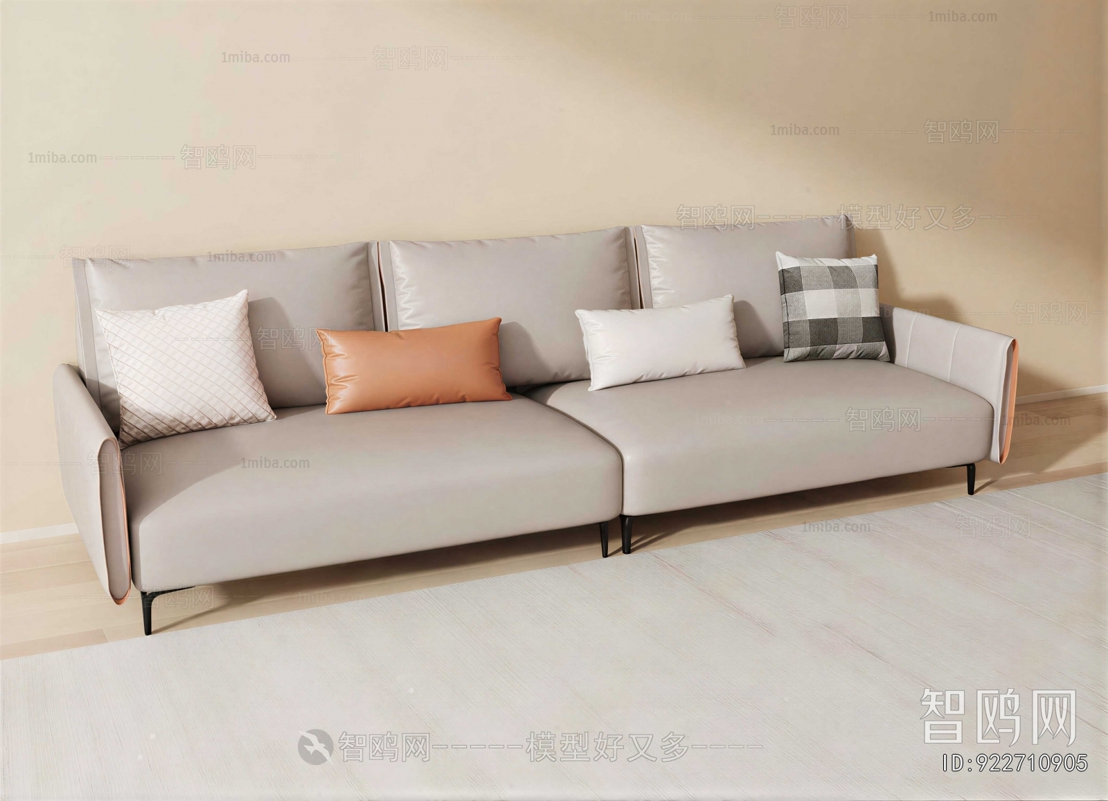 Modern Three-seat Sofa