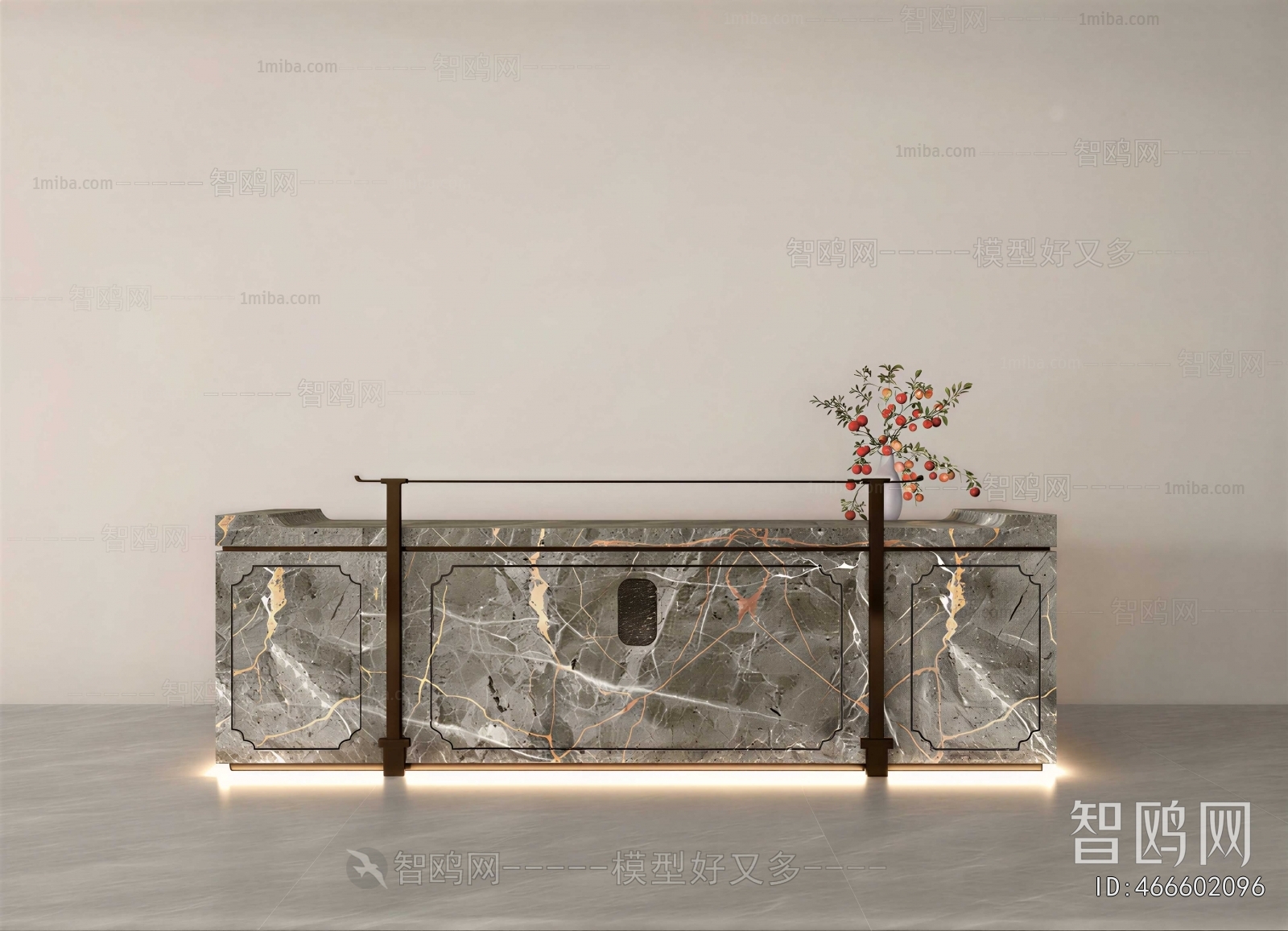 New Chinese Style Reception Desk