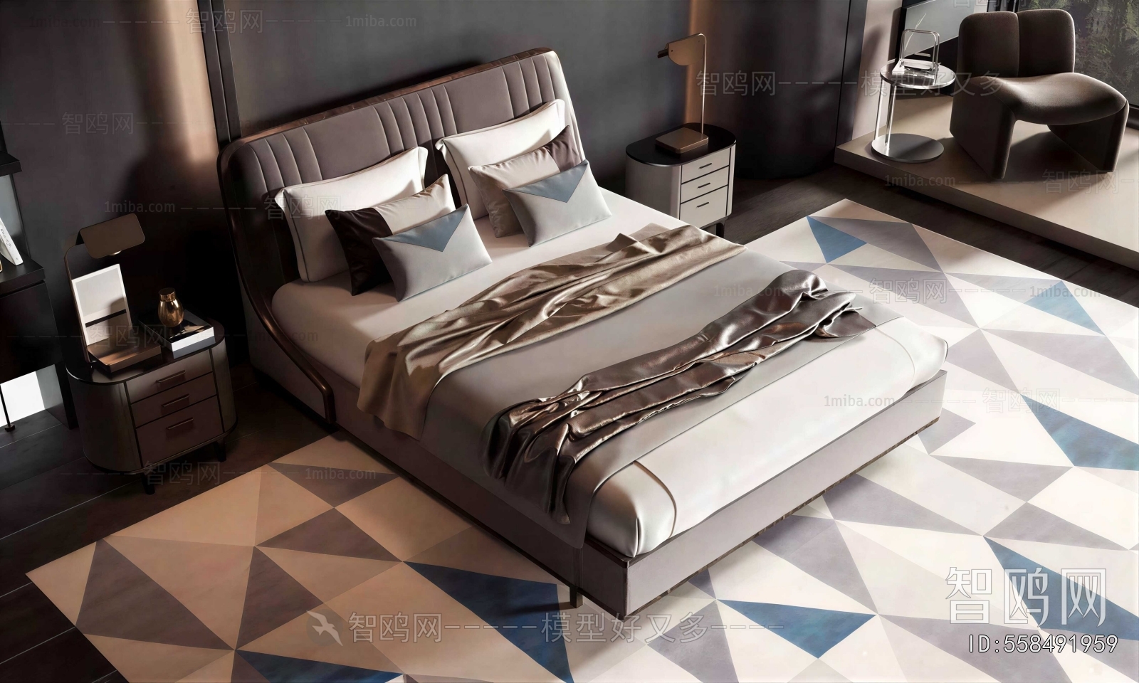 Modern Double Bed