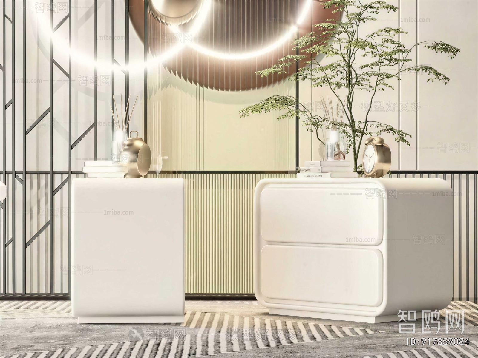 Modern Bedside Cupboard