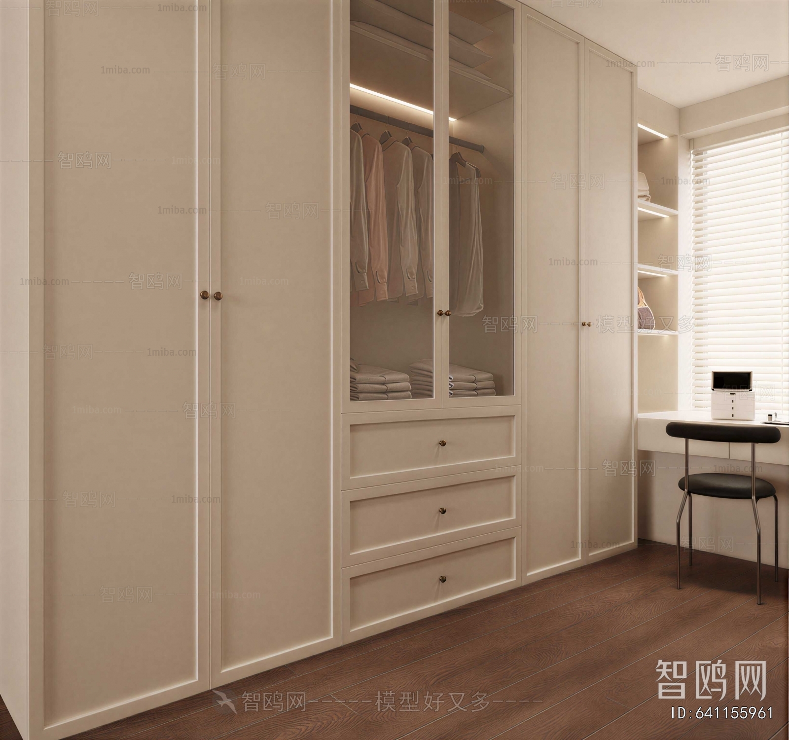 Modern Clothes Storage Area