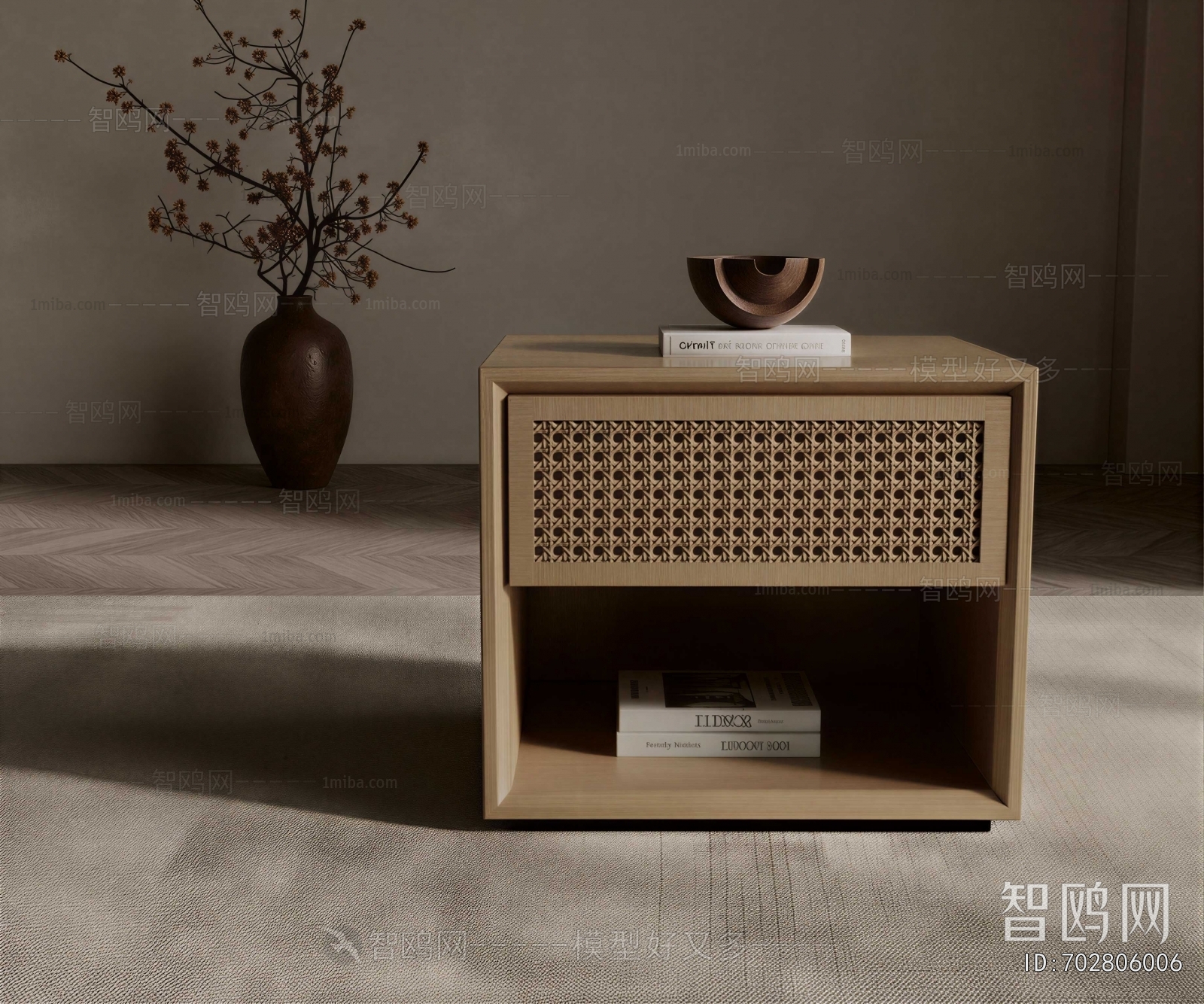 Modern Bedside Cupboard