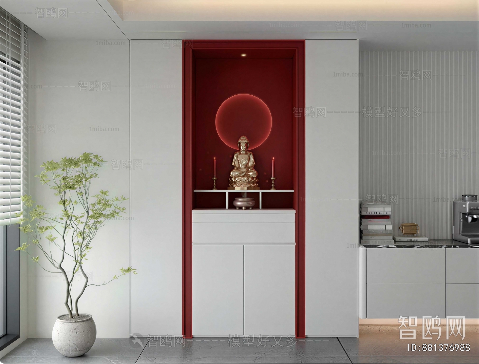 Modern Buddhist Niche