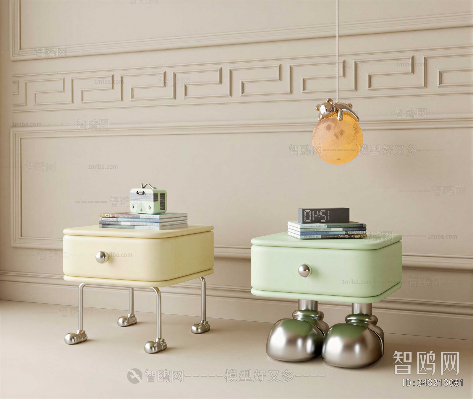 Modern Bedside Cupboard