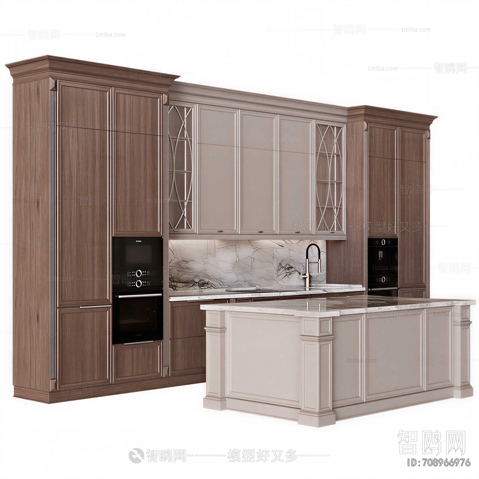 Simple European Style Kitchen Cabinet