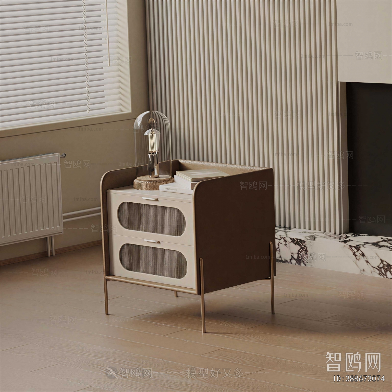 Modern Bedside Cupboard