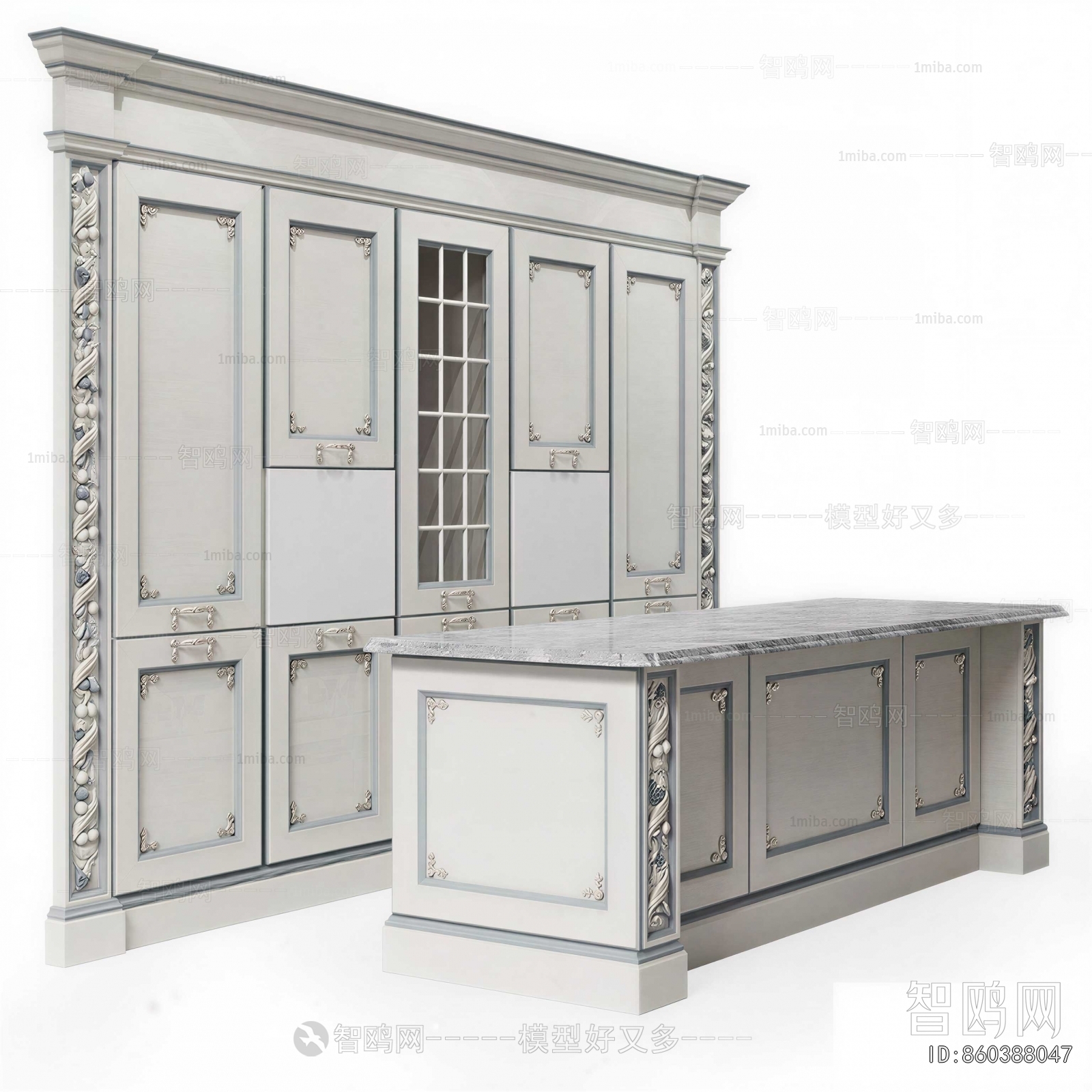 European Style Kitchen Cabinet