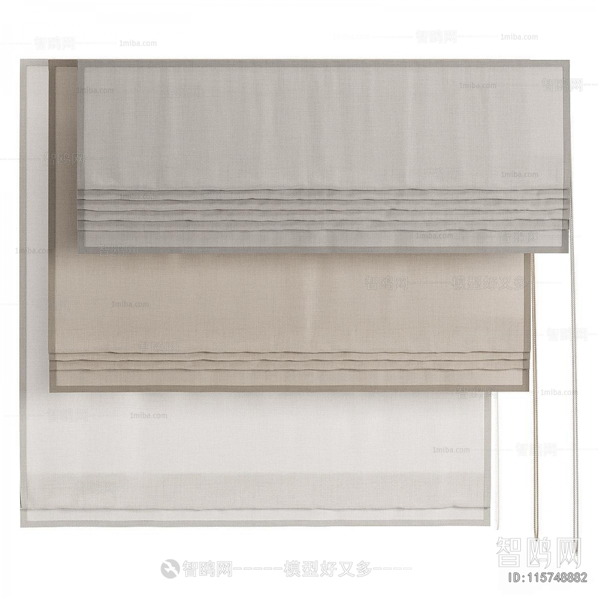 Modern Roman Curtain