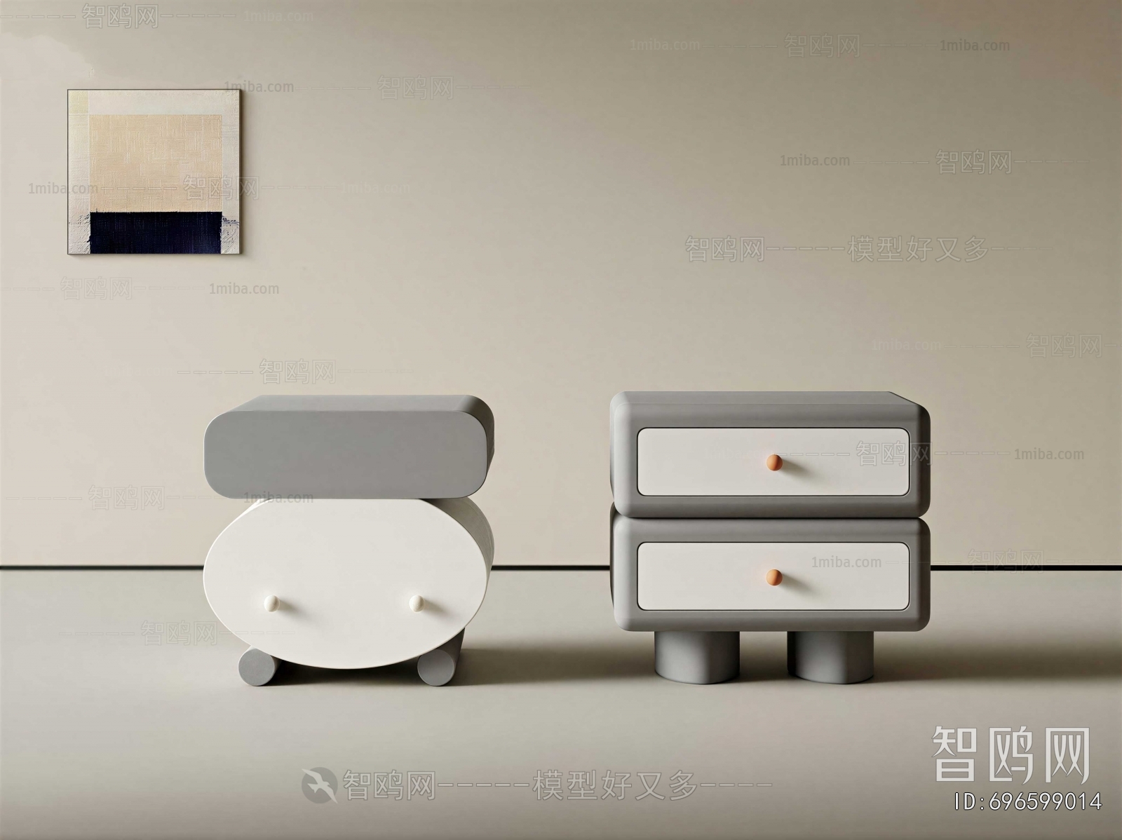 Modern Bedside Cupboard