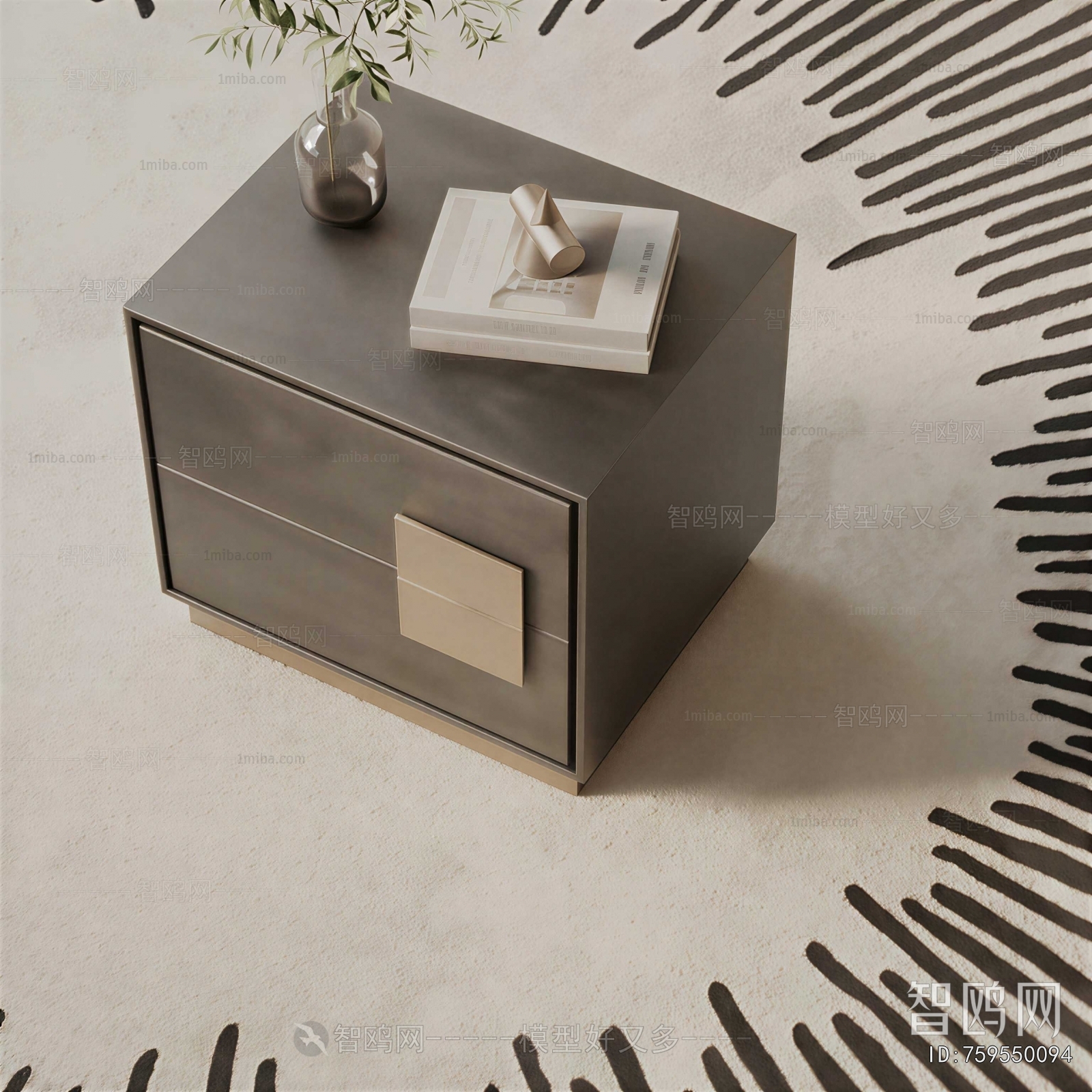 Modern Bedside Cupboard