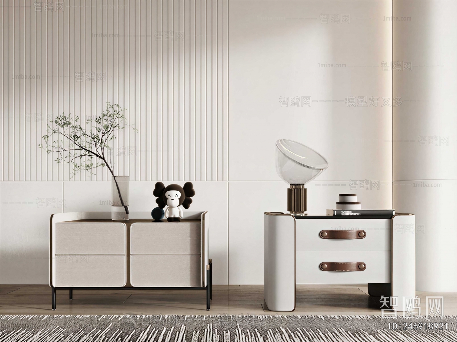 Modern Bedside Cupboard