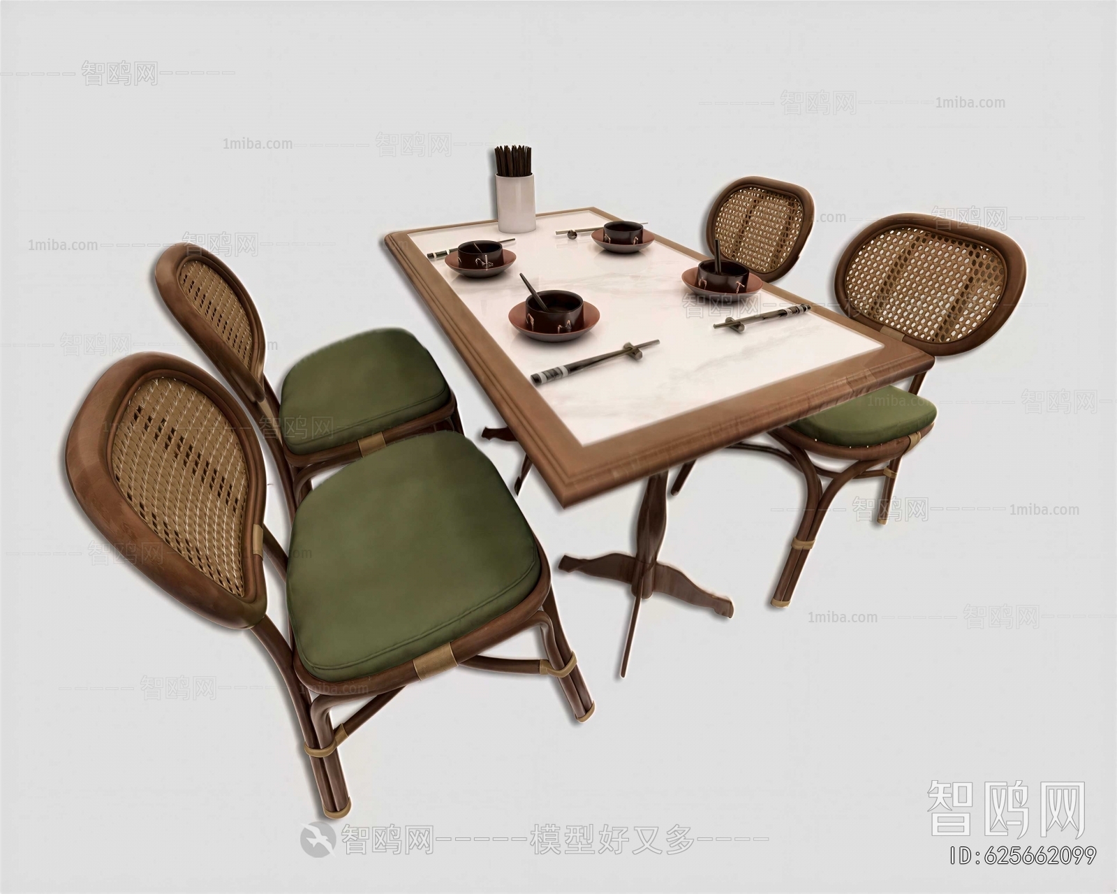 European Style Dining Table And Chairs