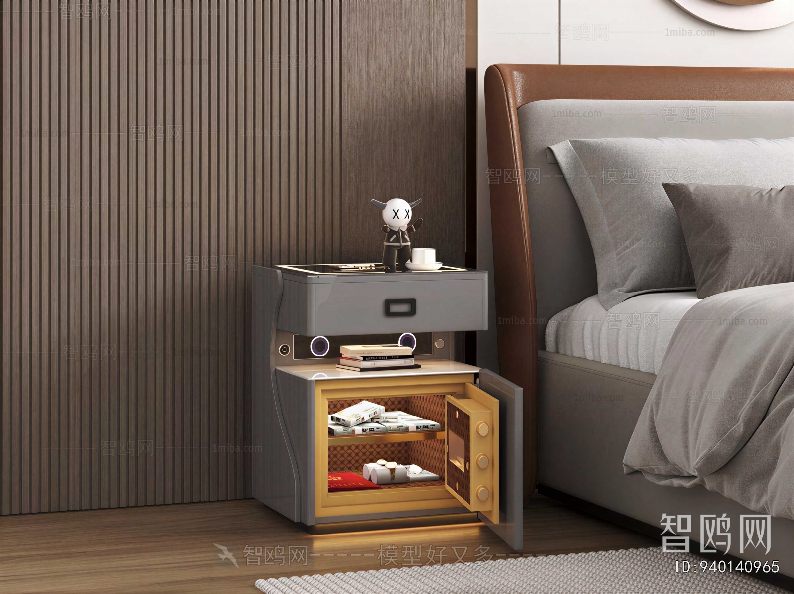 Modern Bedside Cupboard