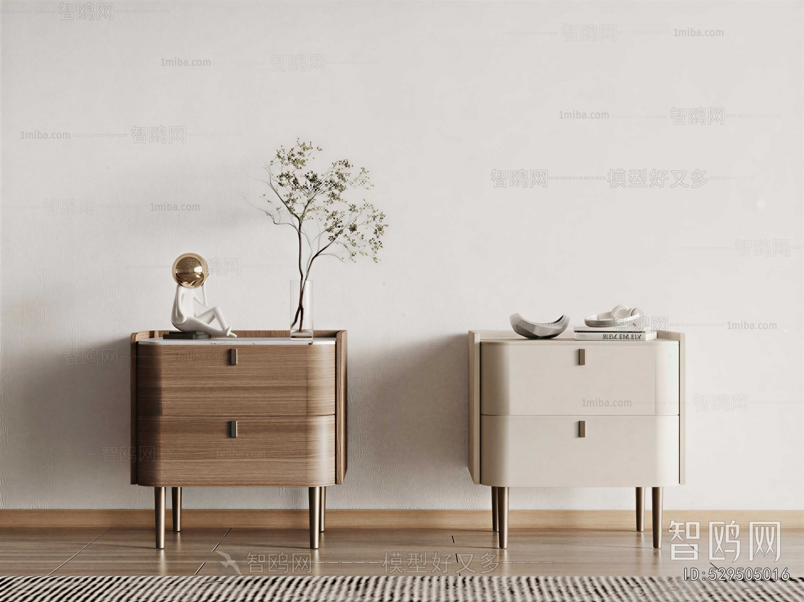 Modern Bedside Cupboard