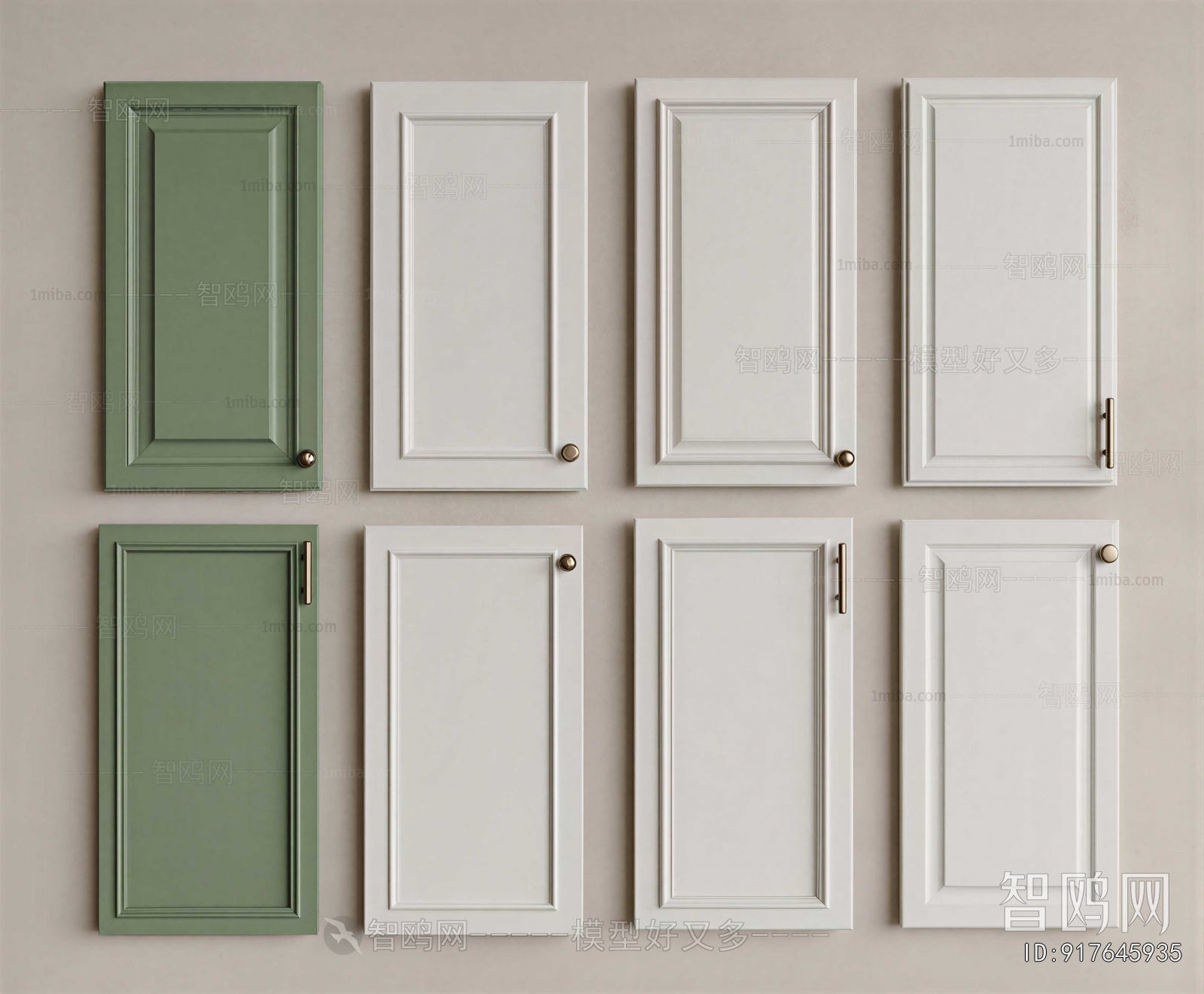 Simple European Style Door Panel