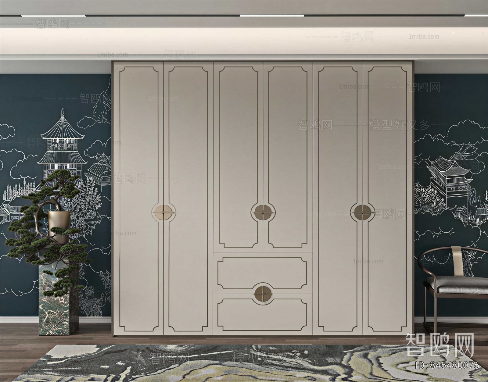 New Chinese Style The Wardrobe