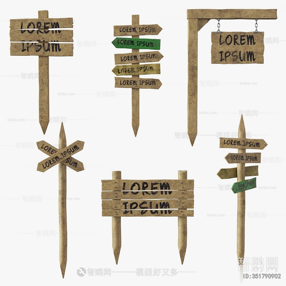 Modern Guide Board/bulletin Board