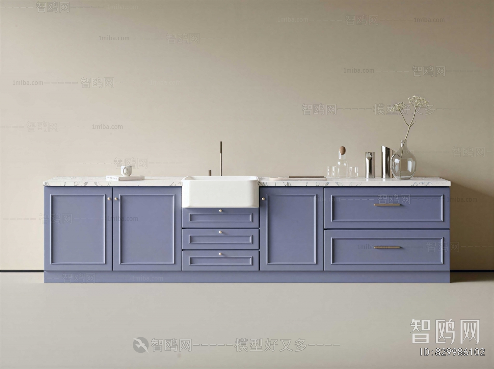 European Style Bathroom Cabinet