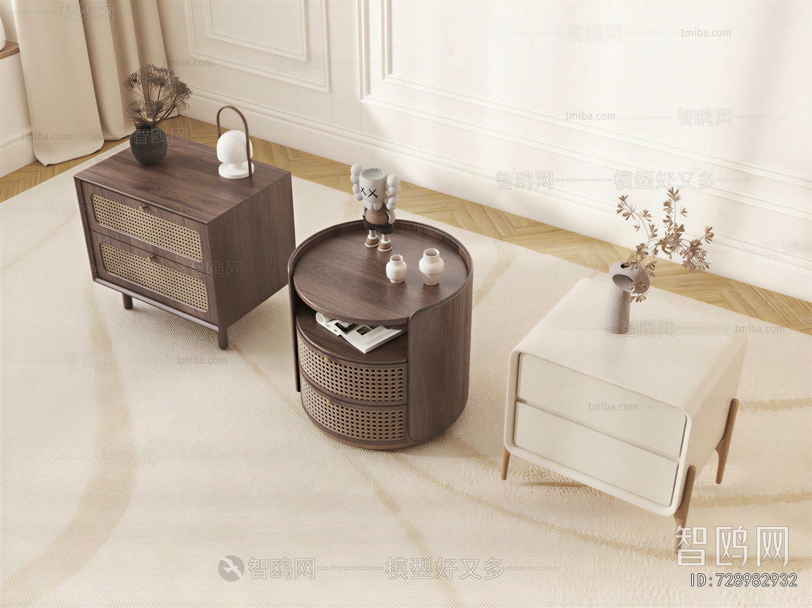 Modern Bedside Cupboard