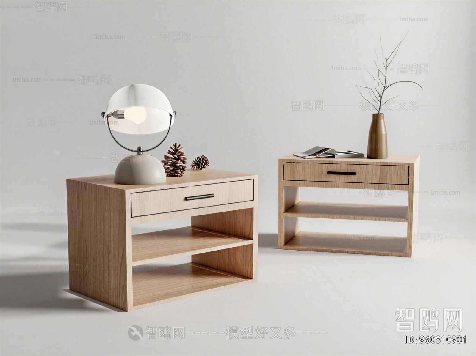 Modern Bedside Cupboard