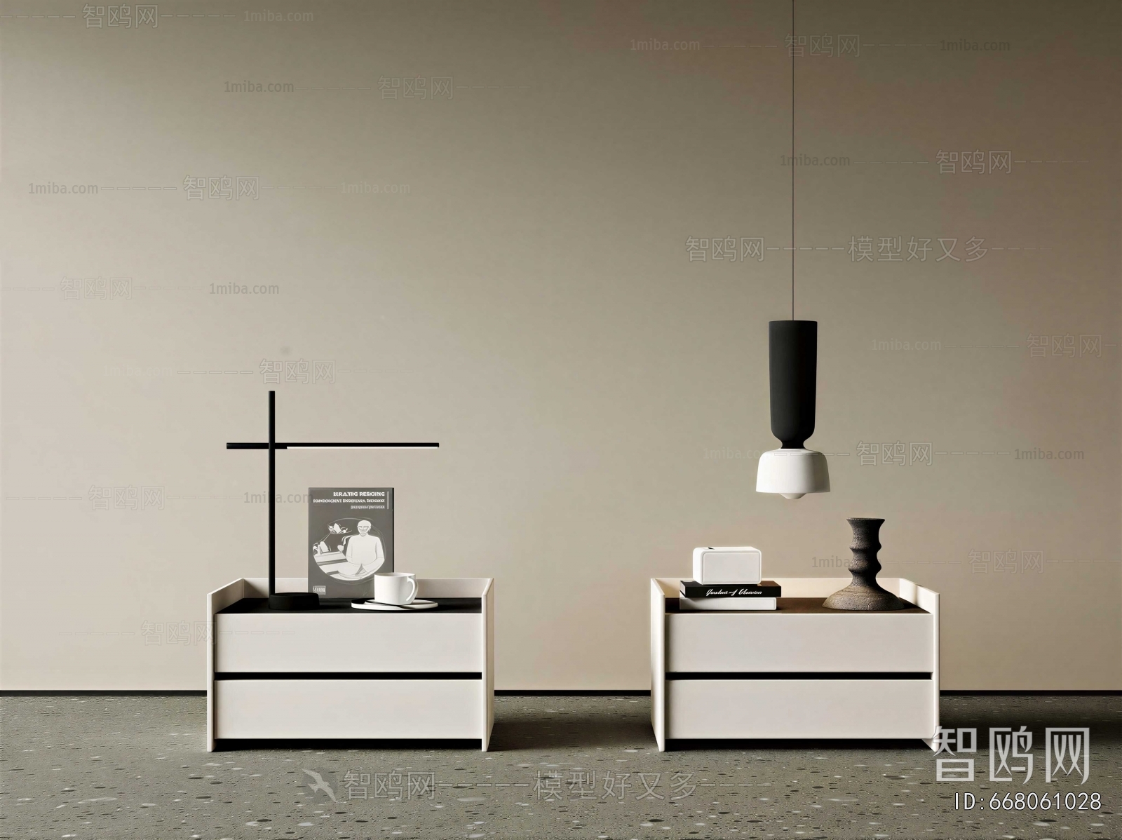 Modern Bedside Cupboard