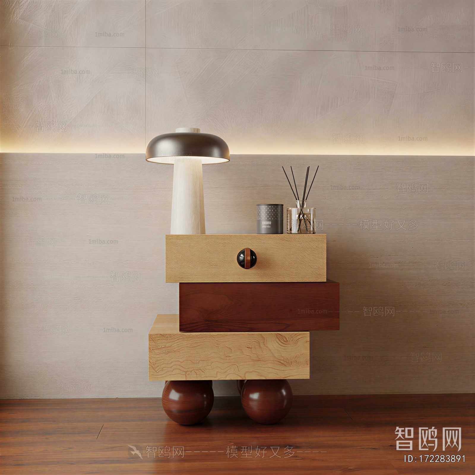 Modern Bedside Cupboard