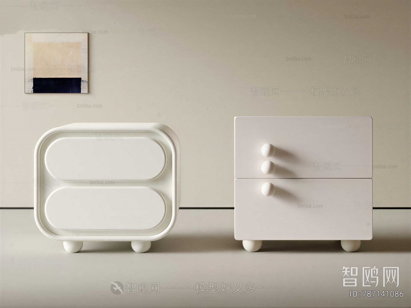 Modern Bedside Cupboard