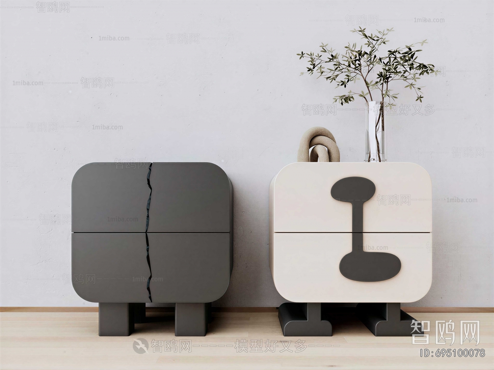 Modern Bedside Cupboard