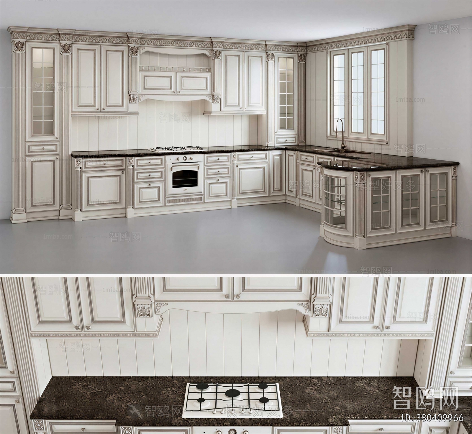 European Style Kitchen Cabinet