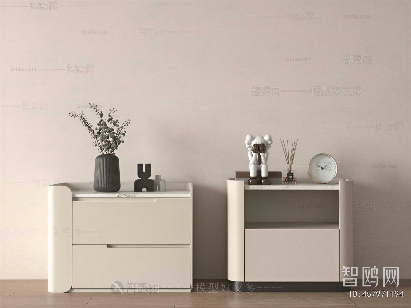 Modern Bedside Cupboard