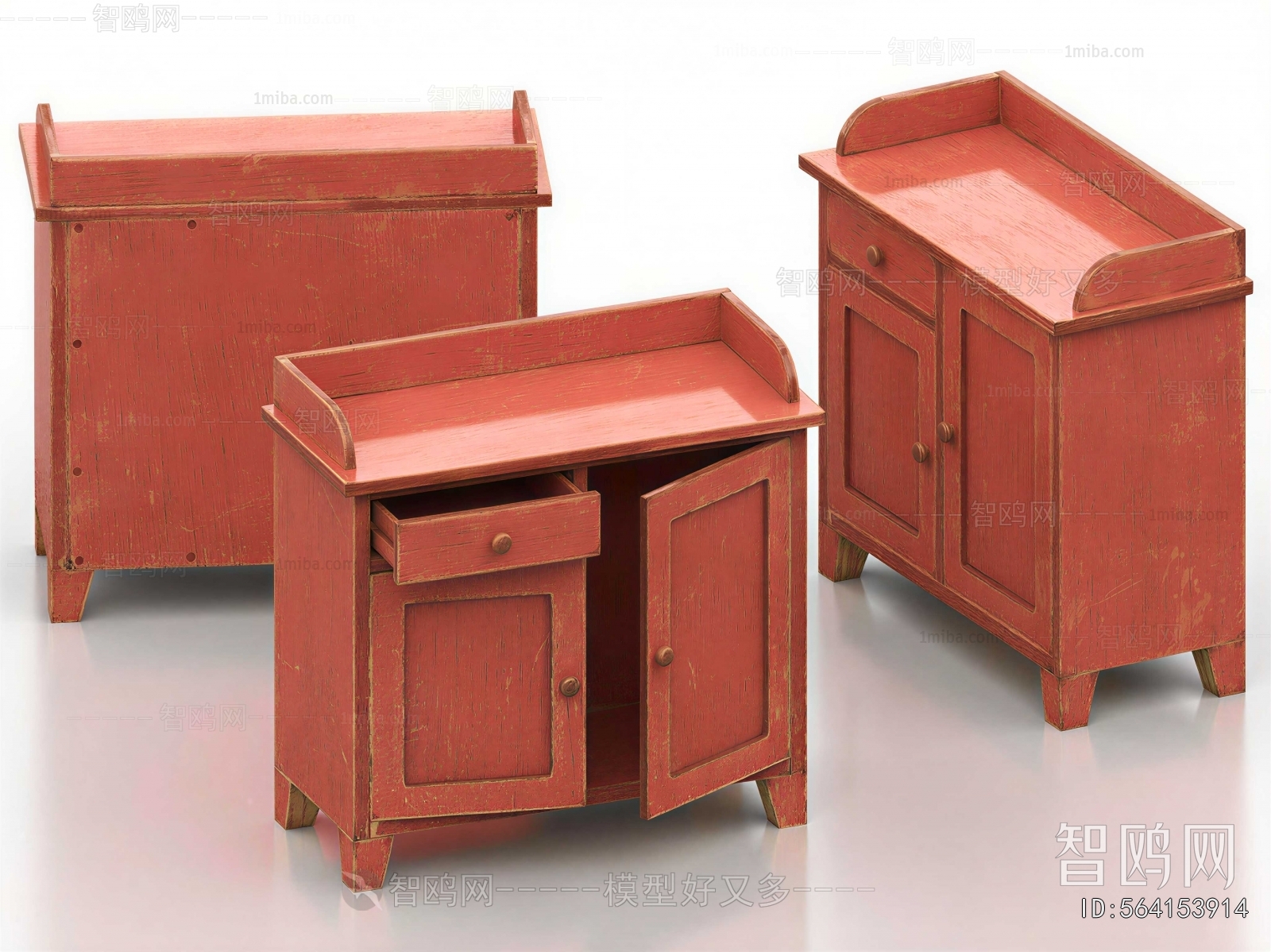 New Chinese Style Side Cabinet