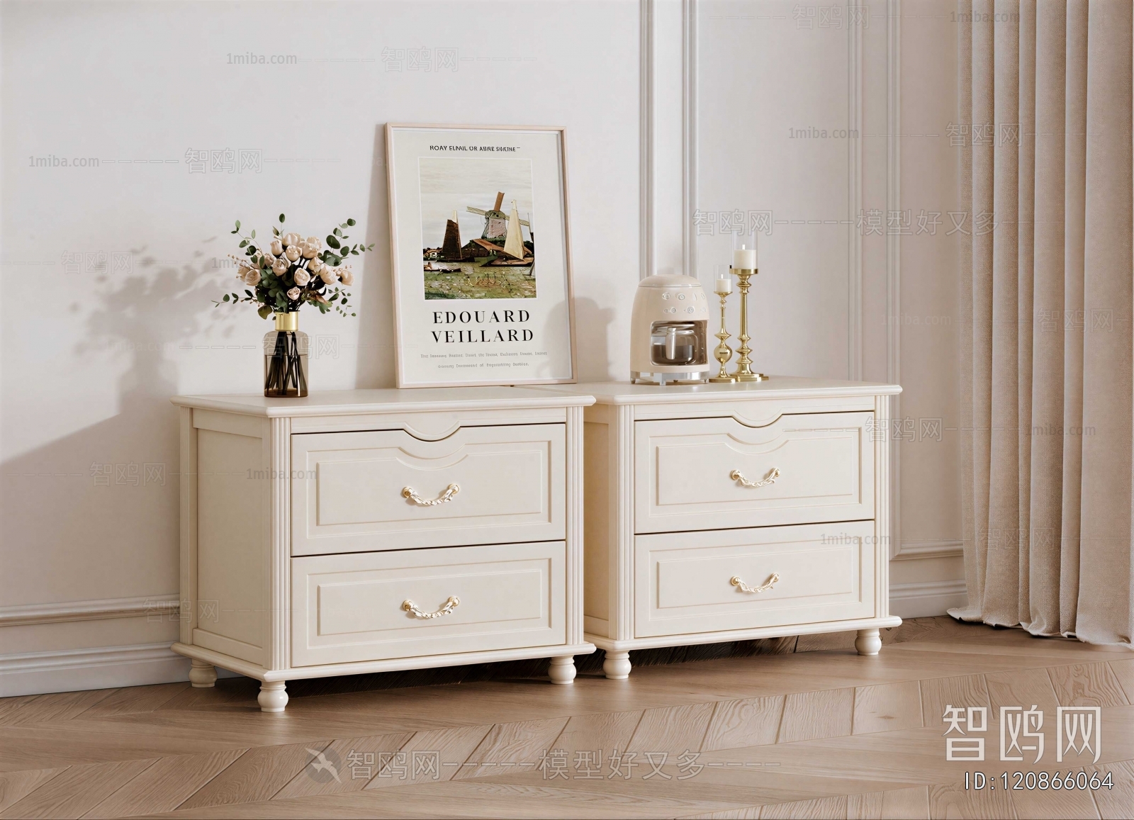 American Style Bedside Cupboard