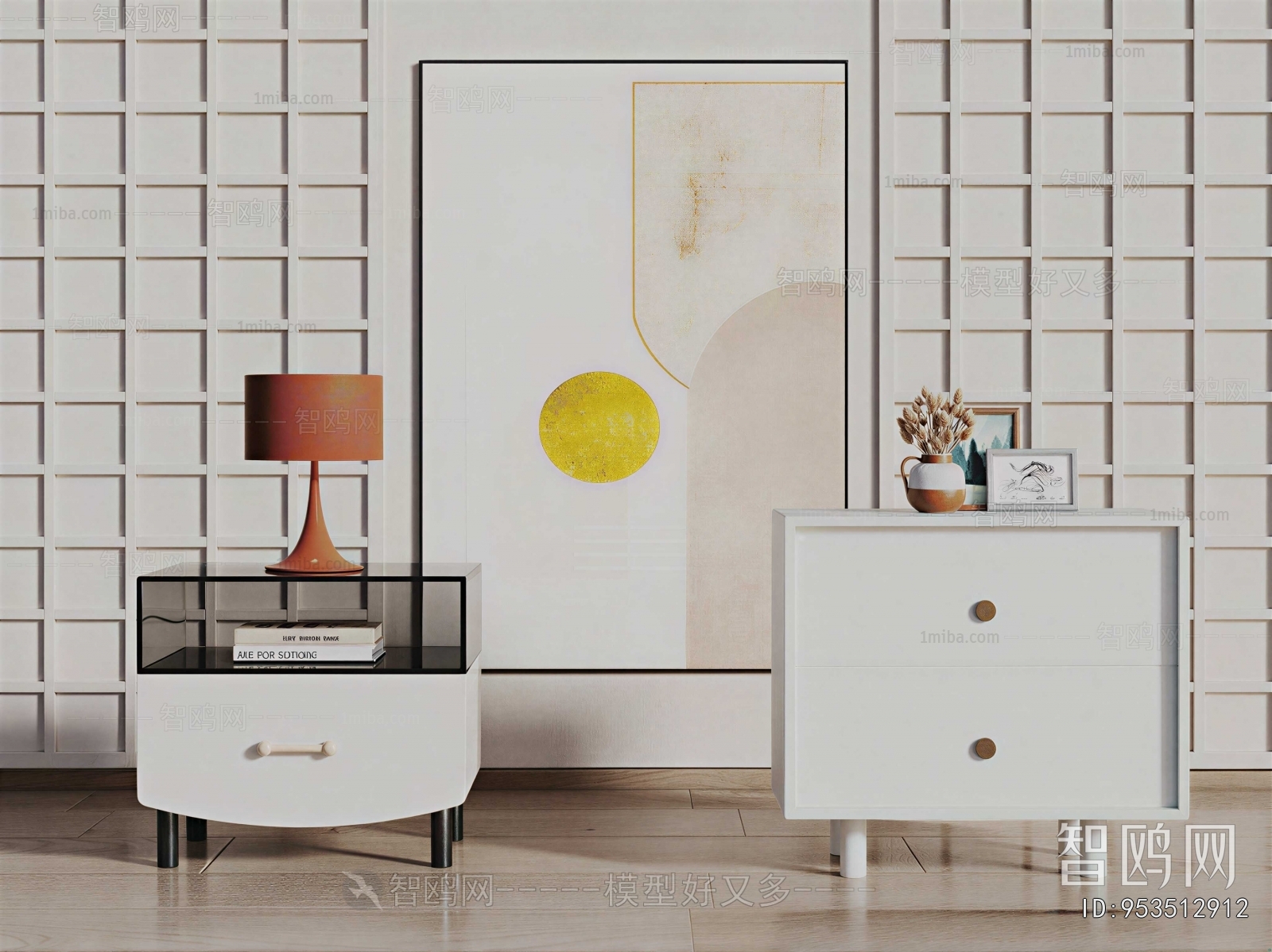 Modern Bedside Cupboard