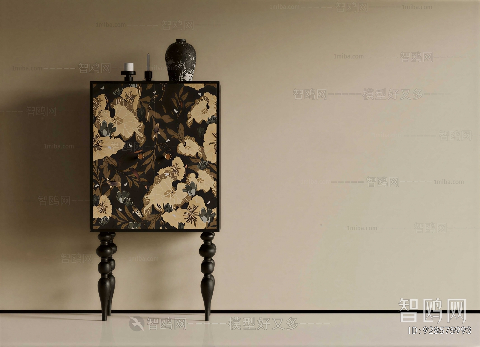 French Style Entrance Cabinet