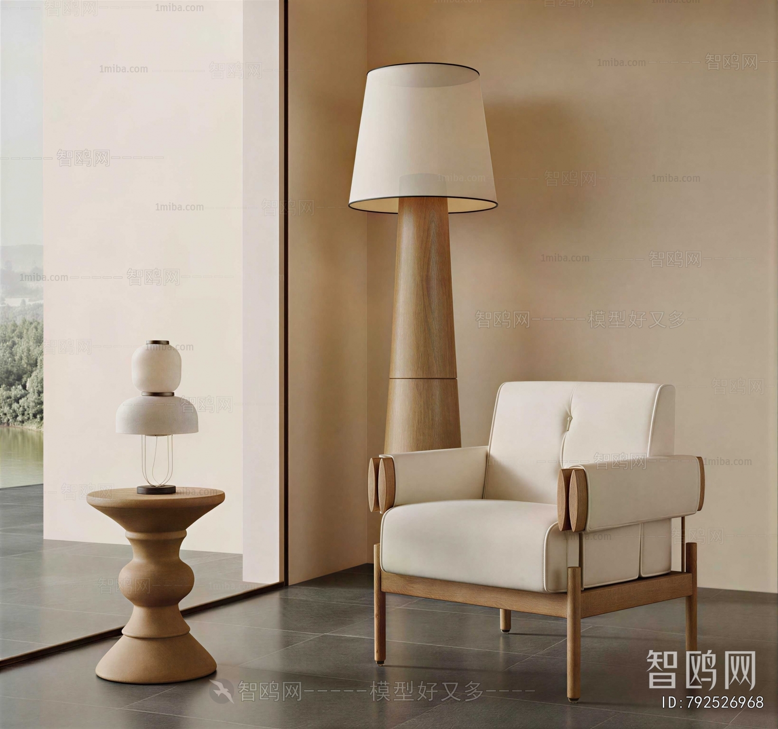 New Chinese Style Lounge Chair