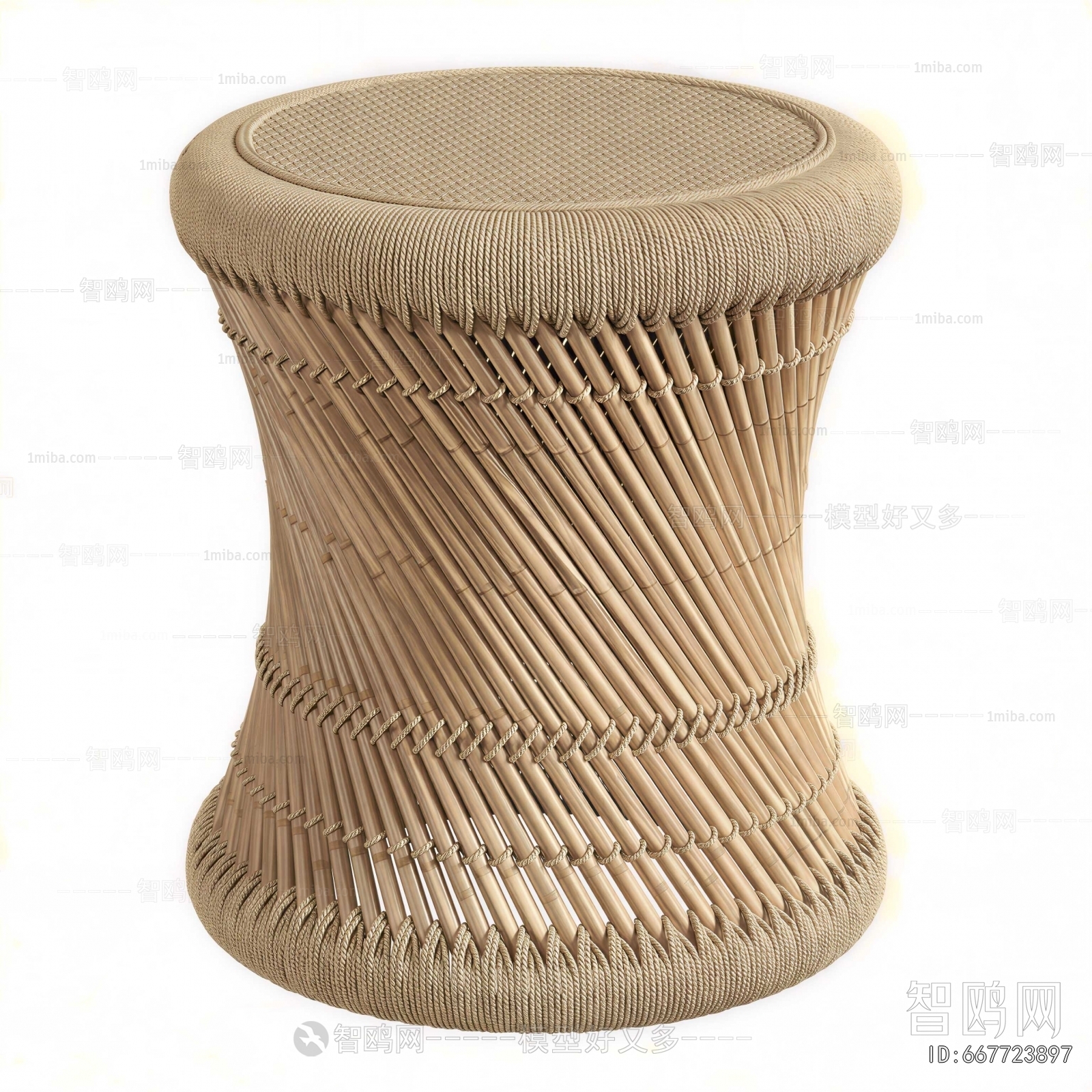 Wabi-sabi Style Stool