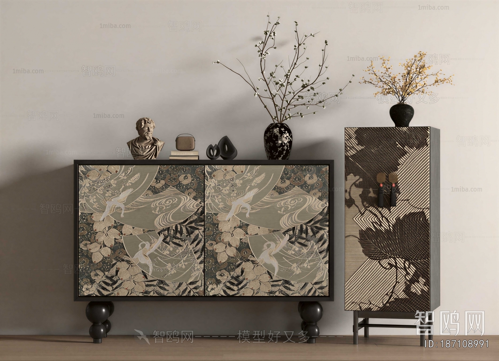 French Style Decorative Cabinet