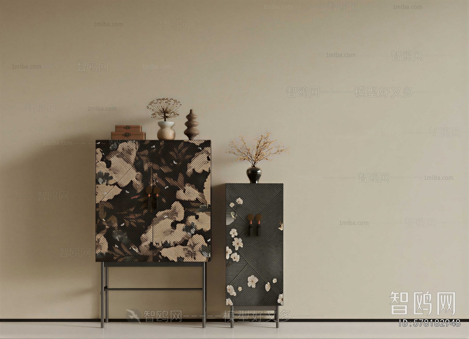 French Style Entrance Cabinet