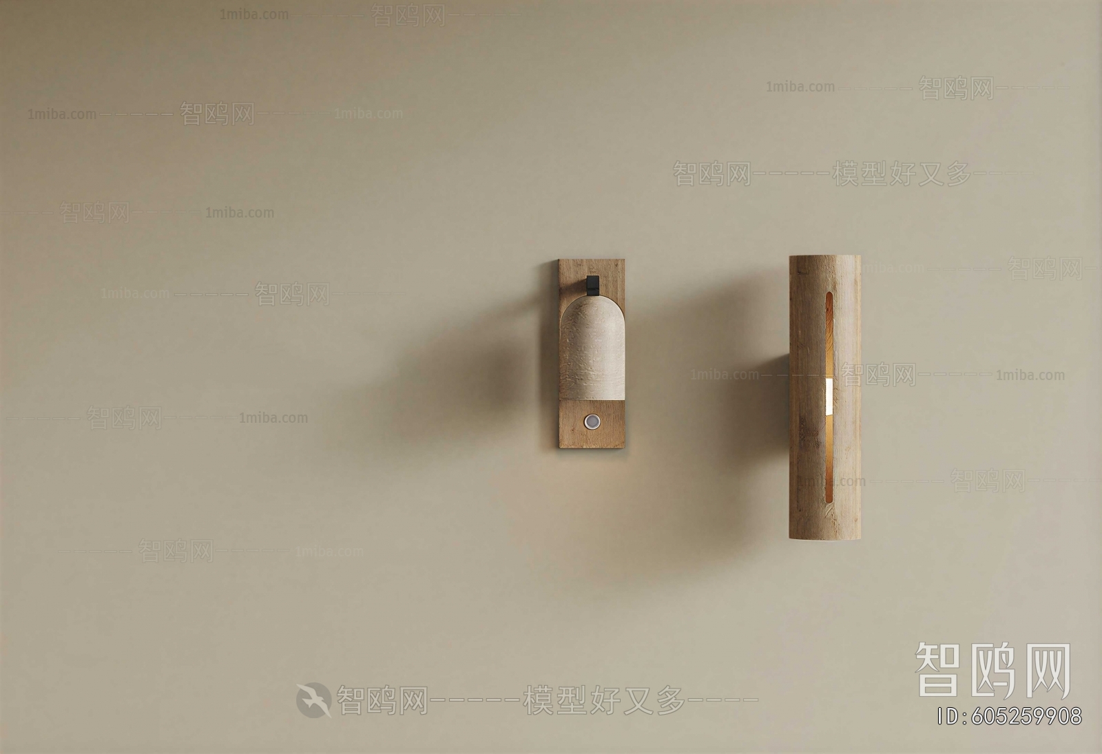 Wabi-sabi Style Wall Lamp