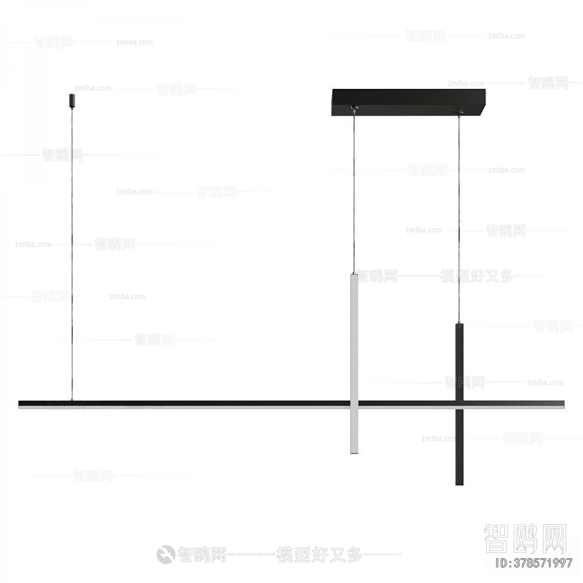 Modern Long Chandelier