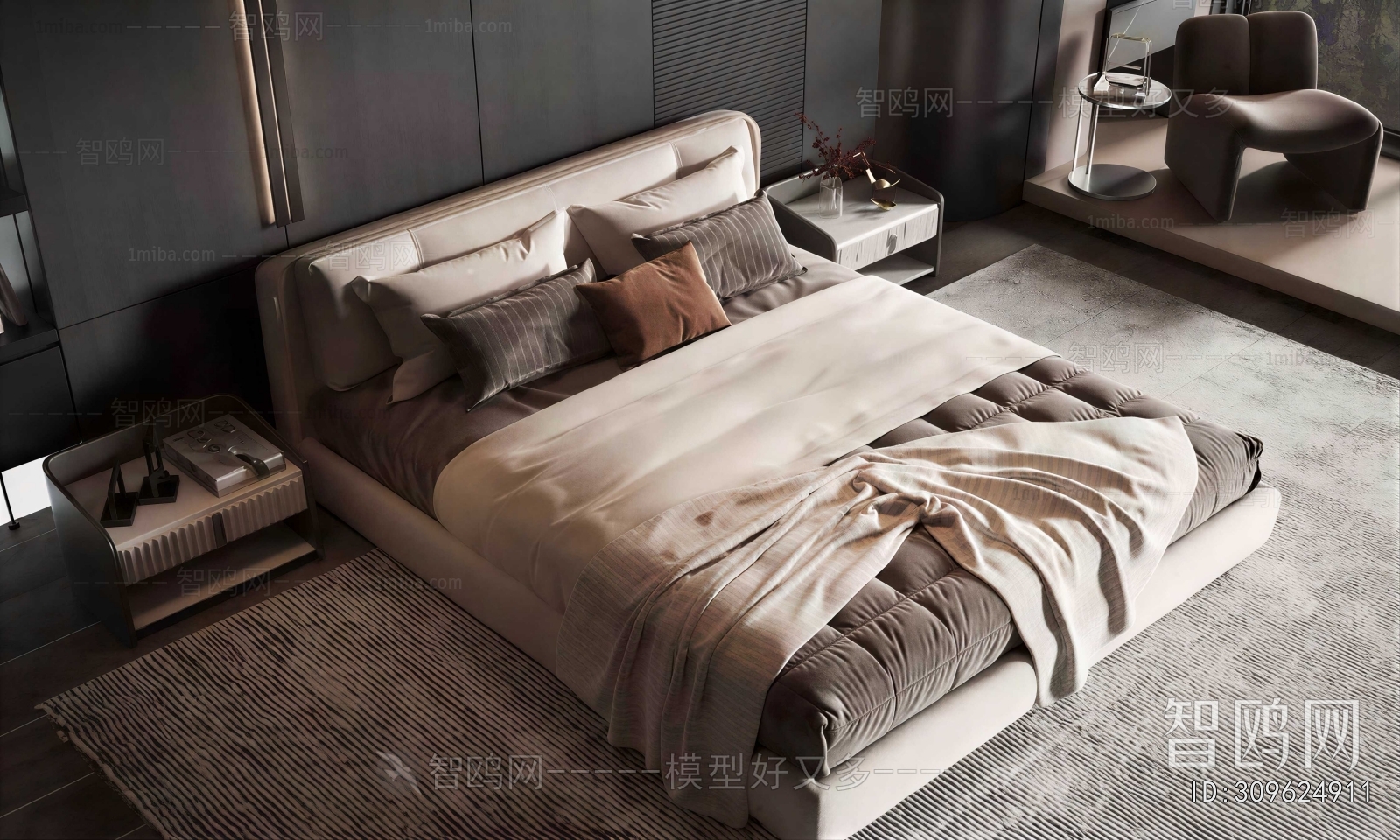 Modern Double Bed