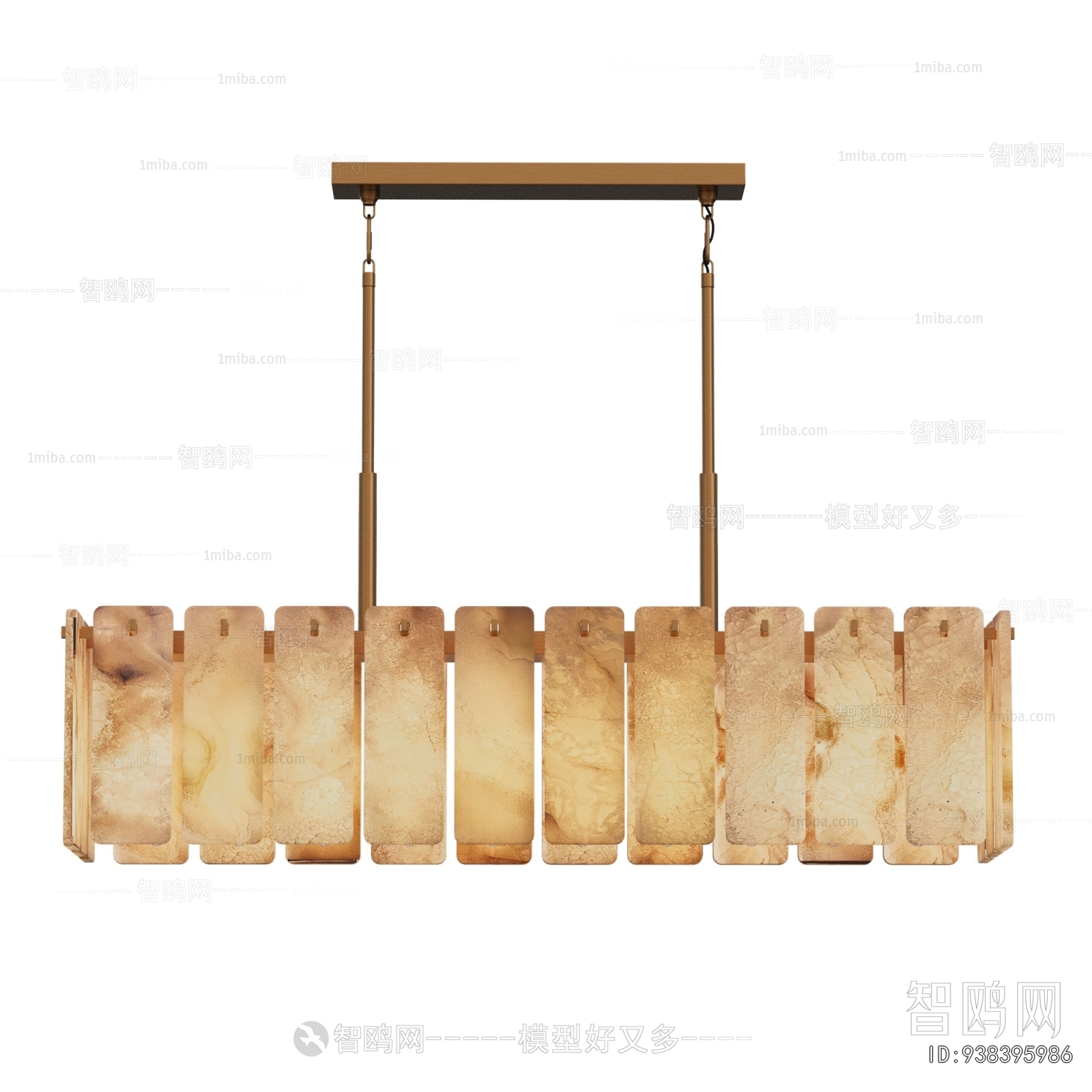 Modern Long Chandelier